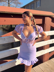 Harper Mini Dress Lilac