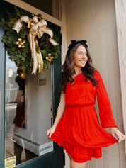 Zeina Red Dress