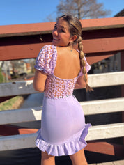 Harper Mini Dress Lilac