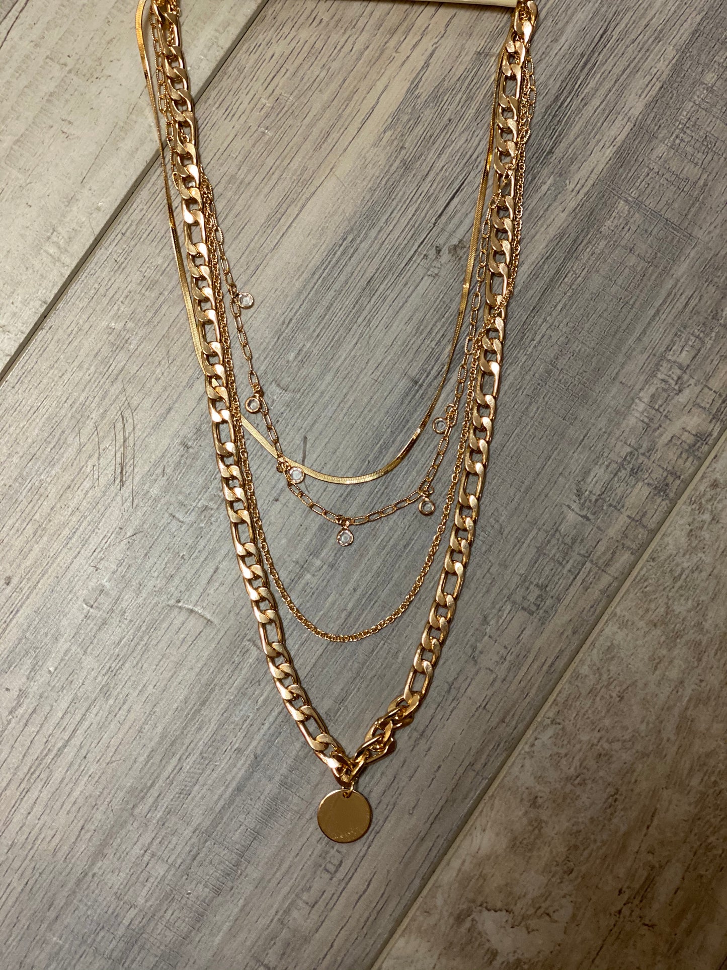 Talia Unchained Gold Necklace