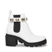 Studded Chelsea Boot Amulet White