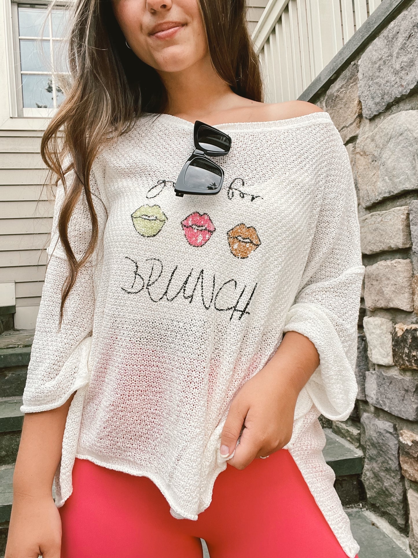 Gone For Brunch Sweater Ivory